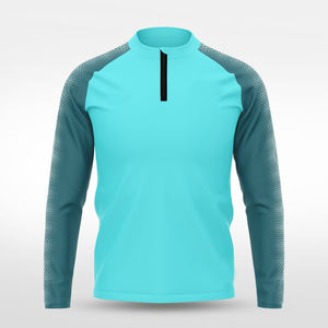 Vestes de coach pour hommes à fermeture éclair 1/4, sublimation, patchwork, légères, en nylon et polyester, coupe-vent, pour sports de plein air et streetwear - Product Image 3