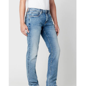 Nouveau Jean en Denim Homme 2023 – Coupe Slim Droite Extensible, Idéal pour le Travail et les Occasions Décontractées – Pantalon en Coton Bleu - Product Image 4