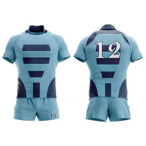 Maillot de rugby à manches courtes, design personnalisé, produit le plus vendu, haute qualité, respirant, durable, maillot de rugby professionnel - Product Image 1