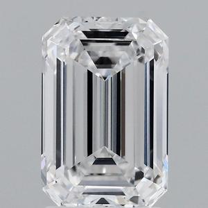 NISHAL GEMS EMERALD 2,52 D VVS2 Corte de Diamante Suelto EX Claridad 9,70-6,38-4,10 TABLA 64,3 Profundidad Modelo de certificación IGI - Product Image 1