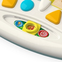 D.J. Livre interactif éducatif pour bébés avec questions et réponses, fonctionne sur piles, en ABS, livre audio, 2 piles AA non incluses, 15 apprentissages précoces