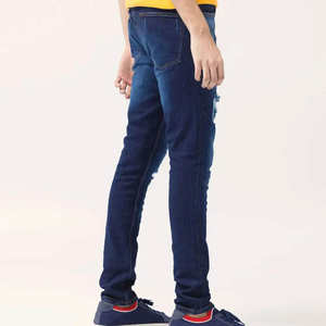 Jeans de Moda Masculina de Lujo, Jeans Vintage Rotos para Hombre, Pantalones de Mezclilla Apilados de Alta Calidad, Jeans Vaqueros Elásticos - Product Image 3