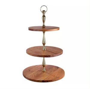New Look Customized Eco-Friendly 2 Tier <b>Cake</b> <b>Server</b> Stand <b>Cake</b> Platter Stand Hot Selling Fruit <b>Cake</b> Serving <b>Cake</b> - Product Image 5