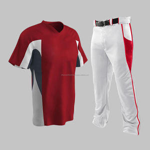 Vente en gros d'uniformes de baseball d'équipe personnalisés entièrement sublimation ensemble d'uniformes de baseball de sport pour hommes vêtements de sport personnalisés uniformes de baseball - Product Image 1