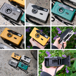 Appareil photo argentique 35 mm réutilisable personnalisé OEM, à focale fixe, en plastique, à usage unique, style automatique, design compact et coloré, pile AA - Product Image 3