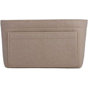 Organizer per Borse in Feltro in 13 Colori, Beige Medio, 6 Misure, Inserto Organizzatore per Trucchi - Product Image 3