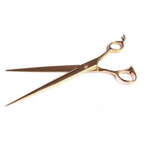 High Quality New Style Pet Grooming Scissors Up & Down Sharp <b>Edge</b> Stainless Steel Hair Cutting Shears for Dogs & Cats By Tegra - Product Image 1