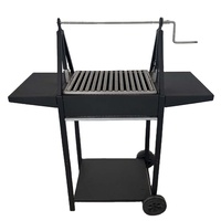 Barbecue au charbon de bois portable avec support pliable pour le camping, la randonnée, les pique-niques et l'utilisation en terrasse