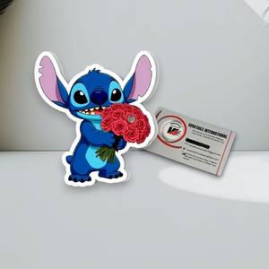 Palette d'extensions de cils magnétique carrée Saint-Valentin Stitch Butterfly pour artistes en cils, personnalisable et écologique - Product Image 3