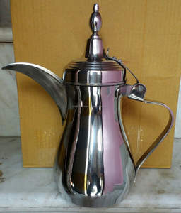 Cafetière à thé arabe en métal artisanal, style vintage, écologique, logo personnalisé, fabricant indien, cadeau de l'Aïd el-Fitr, vaisselle - Product Image 5