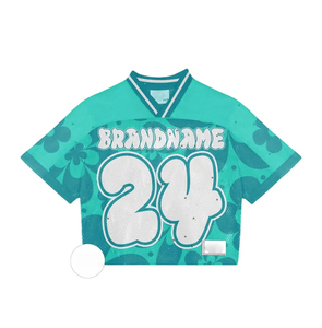 เสื้อแฟนคลับอเมริกันฟุตบอลแบบกำหนดเองสำหรับแฟนทีมกีฬา ใส่สบาย ระบายอากาศได้ดี พร้อมชื่อและหมายเลขส่วนตัว - Product Image 4