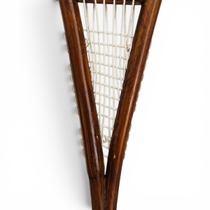 Snow Ski Shoe - Traditional Vintage Retro Style Antique Decoration Only - Made from Cane and Wood - 45inch x 12inch - Product Image 3