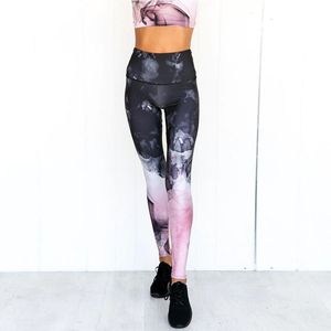 Ensemble Legging et Soutien-Gorge de Sport pour Femme – Tenue de Fitness et Yoga Respirante en Spandex/Polyester à Taille Mi-Haute avec Cordon de Serrage – 2 Pièces - Product Image 2