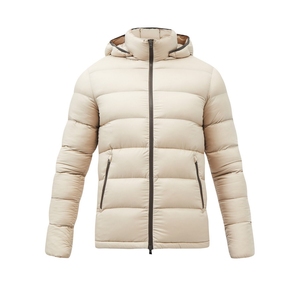 <b>Men's</b> quilted puffer jacket Solid canvas <b>winter</b> coat Stand collar zipper outerwear Nylon casual puffer coat - Product Image 6