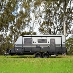 Caravane moderne d'occasion haut de gamme avec design imperméable et suspension indépendante, prête pour les voyages d'aventure - Product Image 4