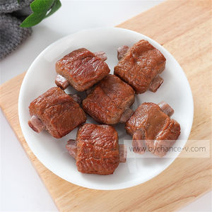 Piezas de Costilla de Cerdo Falsas Realistas, Imitación de Comida para Escenas de Cine, Carne Artificial para Exhibición en Restaurantes, Prácticas de Cocina - Product Image 4