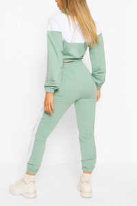Conjunto Deportivo para Mujer, Sudadera con Capucha y Pantalones Deportivos, Conjunto Deportivo Holgado a la Moda para Invierno - Product Image 2