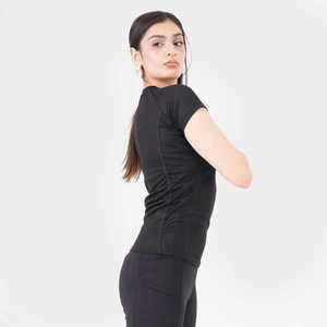 Chemises de compression pour femmes de haute qualité, écologiques, coupe ajustée, respirantes, séchage rapide, anti-boulochage, shorts - Product Image 2
