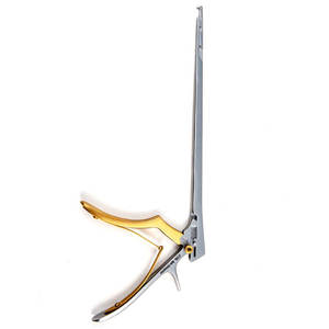 Punzón óseo Kerrison instrumento quirúrgico Manual 4mm mandíbula cabeza giratoria de 90 grados 6,34 "ancho no estéril reutilizable acero alemán CE - Product Image 6