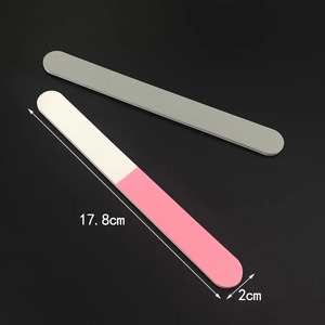 Lime à ongles double face OME, grain 180, 17,8 cm, réutilisable, motif zèbre, emballage en boîte colorée pour le soin des ongles - Product Image 1