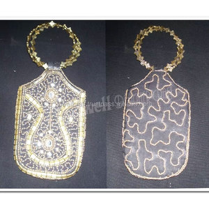 Sac à téléphone portable élégant brodé, sacoche pour téléphone portable, pochette élégante faite à la main, bandoulière réglable pour femmes - Product Image 5