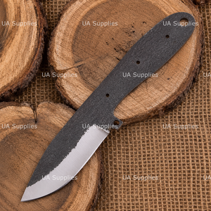 Cuchilla en Bruto de Acero al Carbono de Grado Industrial UA Supplies, Punta Caída, 0.5mm de Grosor, 8 Pulgadas de Longitud Total para Cuchillos de Camping DIY OEM - Product Image 6