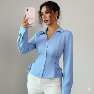 ชุดราตรีทรงกระชับที่โดดเด่นด้วยดีไซน์โครงสร้างที่มีมิติและรายละเอียดระบายสุดอลังการ - Product Image 1