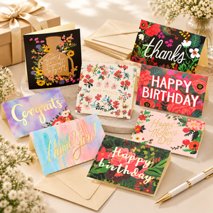 Custom Greeting <b>Cards</b> <b>Thank</b> <b>You</b> Birthday <b>Cards</b> Handmade Paper <b>Cards</b> with Envelope <b>for</b> <b>Wedding</b> Party Gift Wholesale - Product Image 5