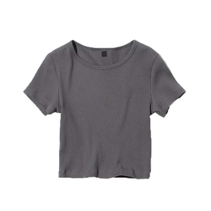 T-shirt court pour femme, best-seller, pour l'été, mode décontractée, séchage rapide, coton, style streetwear, t-shirt court pour femme - Product Image 4