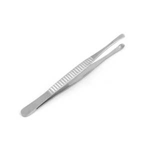 Pinzas Quirúrgicas Dentadas de Acero Inoxidable para Disección, Pinzas de Tejido Quirúrgico de Precisión, Modelo GS-DF-0010 - Product Image 3