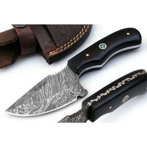 Sizzco มีดเดินป่าทำจากโลหะดามัสกัส,มีดล่าสัตว์ตั้งแคมป์ของขวัญมีที่จับสำหรับเขา Micarta - Product Image 4