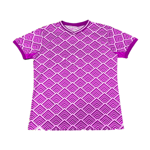 T-shirt à manches courtes pour homme, col rond, coupe classique, imprimé à motifs géométriques, bordure contrastée, style décontracté, tissu tissé 100% polyester - Product Image 5