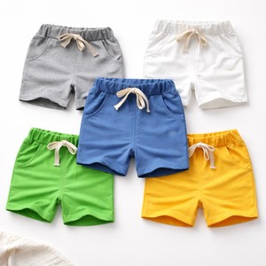 Shorts de bain pour garçons en gros – Taille mi-haute, rayés, en coton et lin, multi-poches, style streetwear pour enfants, respirants, pour l'été - Product Image 4