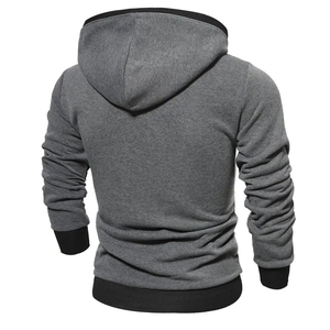 Streetwear Sweat-shirt à capuche oversize unisexe en coton épais pour la mode hivernale - Product Image 2