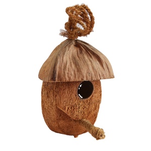 Excellent produit pour animaux de compagnie, nid de coco idéal pour terrariums, lézards, hamsters, amphibiens, serpents, oiseaux, pigeons. Fabriqué au Sri Lanka. - Product Image 3