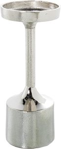 <b>Night</b> Edit Candle <b>Stand</b> Durable Home Decoration Metal Candle Holder Tall Textured Base White Candle Included - Product Image 6