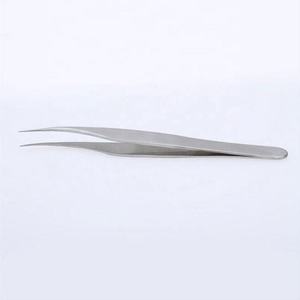 Pinzas Profesionales para Pestañas DANTRIC IMPLANTS de Acero Inoxidable Duradero con Punta Lisa de 10 mm, Herramienta de Precisión para Extensión de Pestañas - Product Image 2