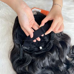 วิกผมหยิกจากเวียดนามผมดิบแท้ของมนุษย์ผมลูกไม้เต็มตัวหนา180% สำหรับผู้หญิงผิวดำ - Product Image 2