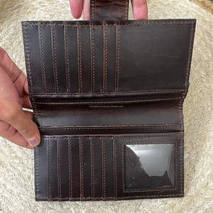 Cartera de Cuero Floral Hecha a Mano 2026, Venta Directa de Fábrica, para Mujer, Cuero Genuino de Vaca, Tarjetero RFID, Bolso Tipo Clutch - Product Image 6