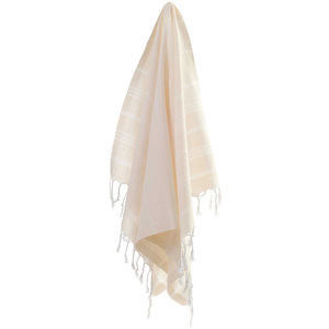 Serviette de cuisine en coton turc rayée Peskir, absorbante, séchage rapide, tissée, avec logo personnalisé - Product Image 1