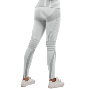 Leggings de Yoga para Mujer con Logotipo Personalizado, Cintura Alta, Costuras en Contraste, Secado Rápido, Elásticos en 4 Direcciones, para Gimnasio y Fitness - Product Image 3