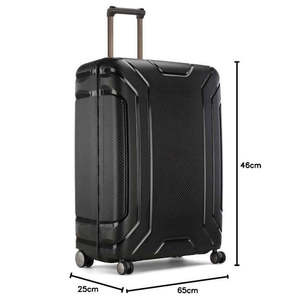 Black Hashtags Trolley Juego de equipaje de 3 piezas 7,5 kg - Product Image 2