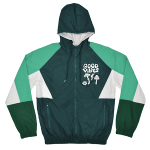 Chaqueta Bomber Reversible Verde Vintage para Hombre, Ecológica, Impermeable, Estilo Urbano, con Capucha, Bordado de Corazón para Mamá y Papá - Product Image 1