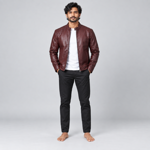 Top Trending Genuine <b>Sheep</b> <b>Skin</b> Leather <b>Jacket</b> High Quality Custom Design Winter Turn Collar Original <b>Sheep</b> <b>Skin</b> Leather <b>Jacket</b> - Product Image 1
