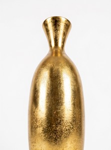 Vase à fleurs décoratif de table en métal fantaisie de luxe moderne de nouvelle conception en aluminium or brut, vase miniature décoratif pour la maison - Product Image 3