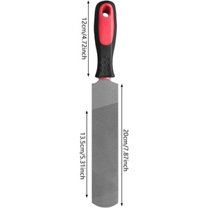 Raspador de pezuñas y lima para herraduras con mango, de acero de alto carbono, herramienta de herrador de doble cara, recortador de pezuñas de caballo, lima para patas de animales, equino - Product Image 4