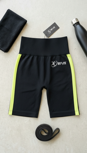 กางเกงขาสั้นออกกำลังกายเอวสูงสำหรับยกน้ำหนัก ฟิตเนส บิกเกอร์ ยิม โยคะ ทรงสปอร์ต ไร้ตะเข็บ กระชับสัดส่วน แฟชั่นสตรีทแวร์ เป็นมิตรกับสิ่งแวดล้อม - Product Image 6