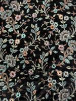 Tissu en polyester jacquard tissé ethnique brodé - Tente textile de maison en HDPE laminé écologique de poids moyen, couleur personnalisée