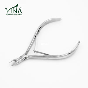 Pince à cuticules à double ressort VNC-333 Vina Semi-Curved Grip Carbon Steel for Manicurists - Product Image 2