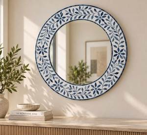 High Quality <b>Vintage</b> Direct Factory <b>Sale</b> Bone Inlay <b>Mirror</b> Frame Living Decorative Wall <b>Mirror</b> <b>for</b> Wedding and Christmas - Product Image 3